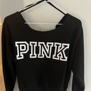 Pink crop top sweatshirt.  Like new. Smoke free home